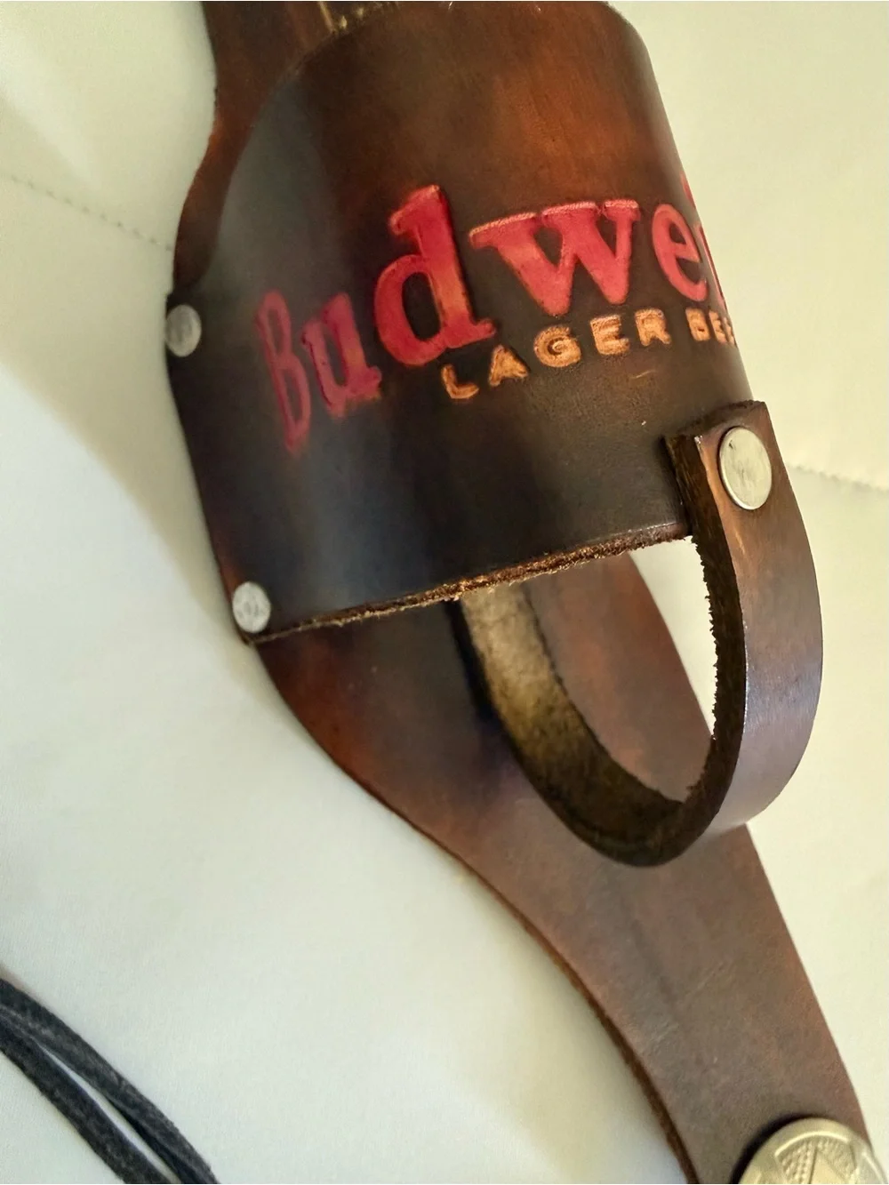 Budweiser vintage tooled